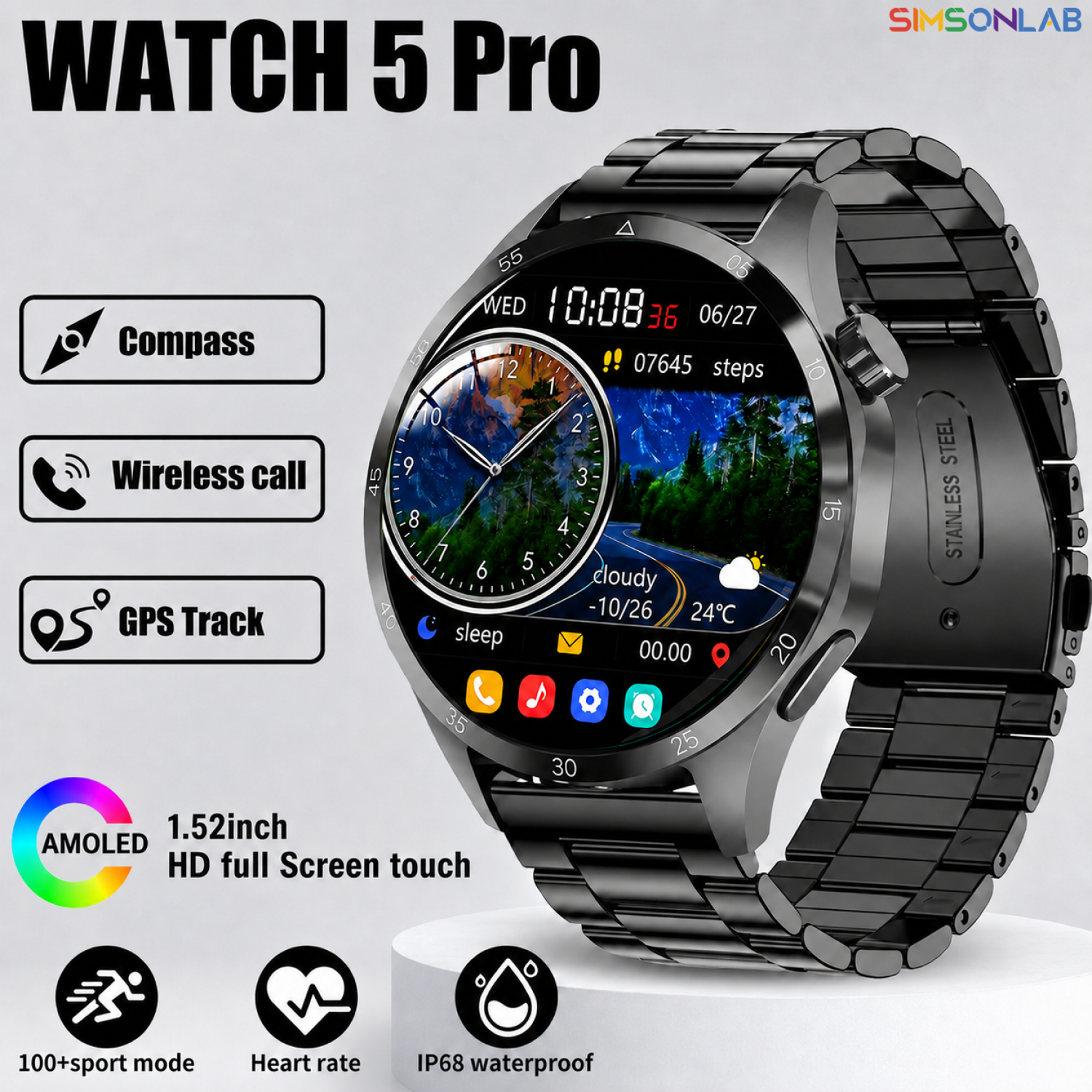 Japanese Lifestyle Books - 2026 New Smart Watch Men AMOLED