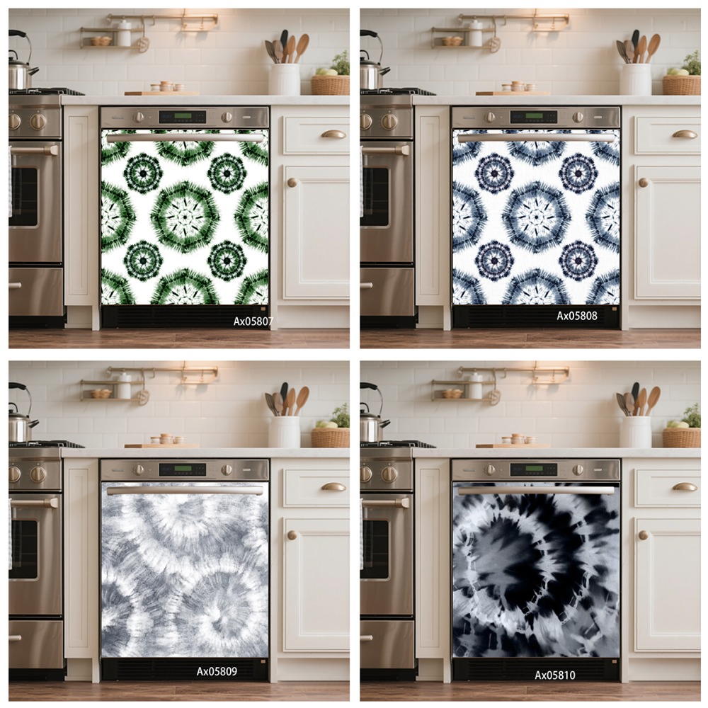 Shibori Tie Dye - Boho Shibori Tie Dye Mandala Dishwasher