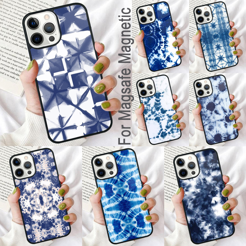Shibori Tie Dye - Shibori indigo Tie Dye Soft Phone