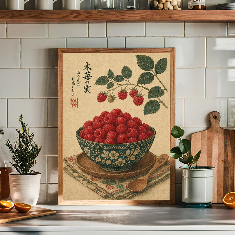 Japanese Fruit Posters Vintage - Japanese Minimalist Lifestyle avaliação e preço