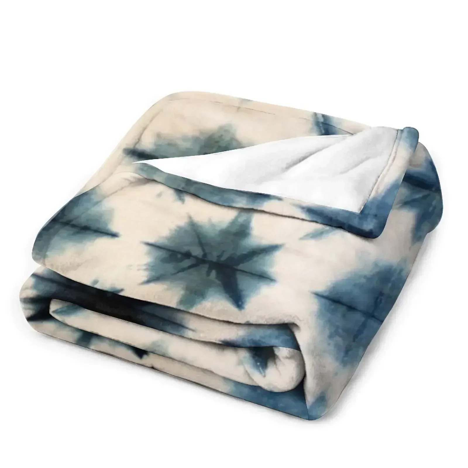 Shibori Tie Dye, Indigo Throw  - Shibori Tie Dye avaliação e preço