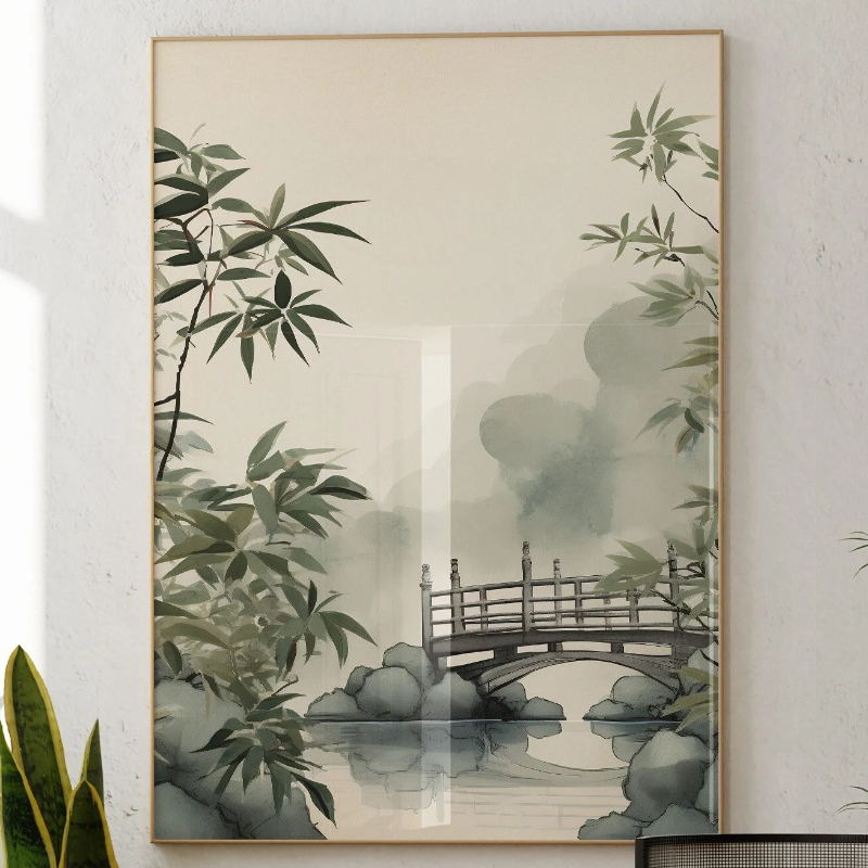 Japandi Wall Art Minimal Botan - Japanese Minimalist Lifestyle avaliação e preço