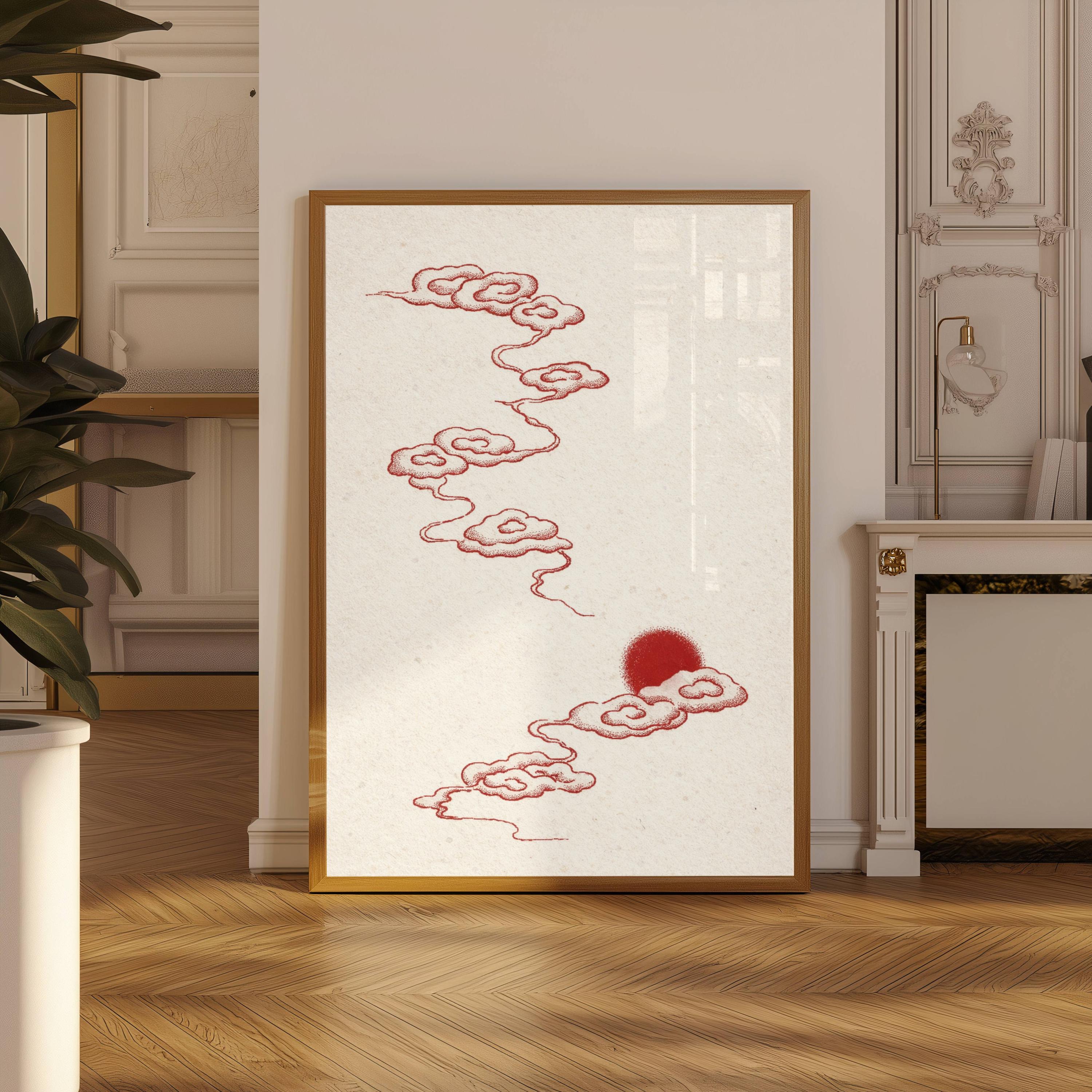 Japanese Ink Tree Poster Wabi  - Japanese Minimalist Lifestyle avaliação e preço