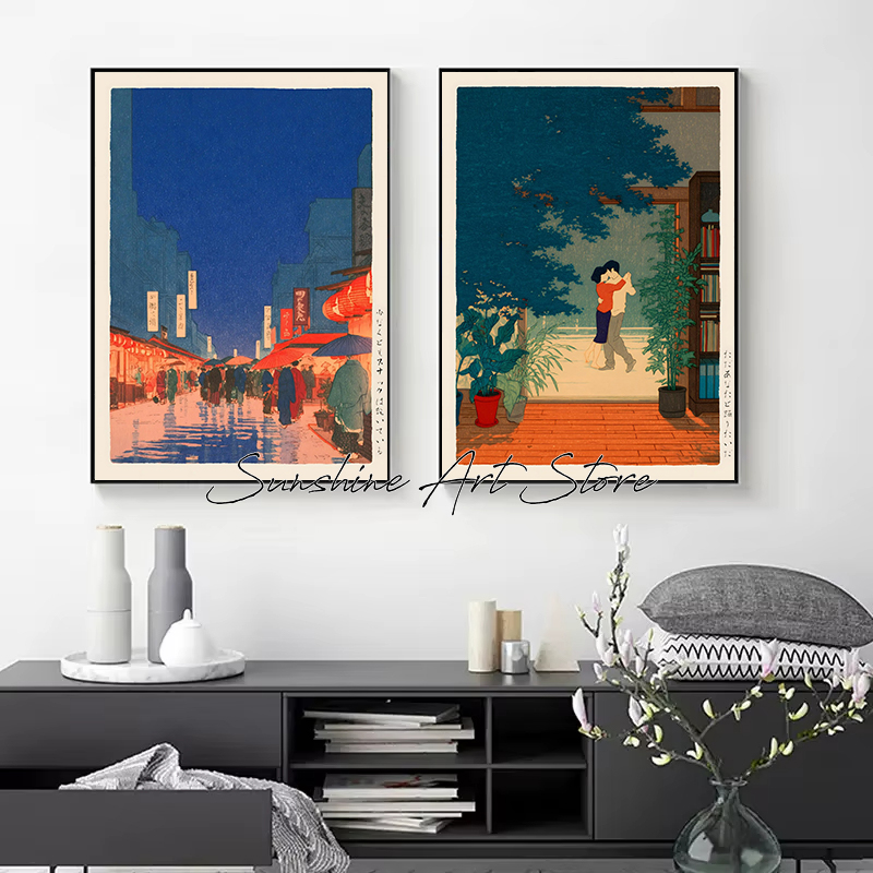 Vintage Hasui Kawase Style Min - Japanese Minimalist Lifestyle avaliação e preço