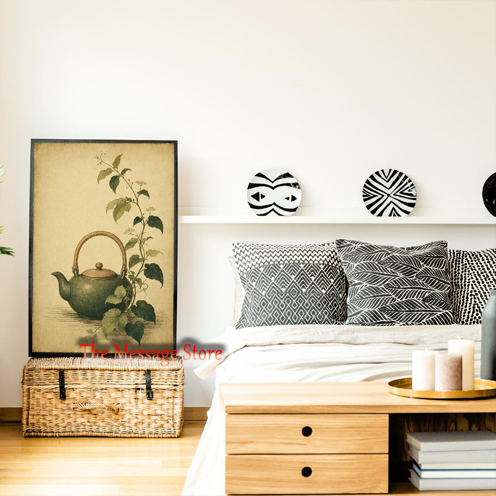 Japanese Teapot Art Minimalist - Japanese Minimalist Lifestyle avaliação e preço