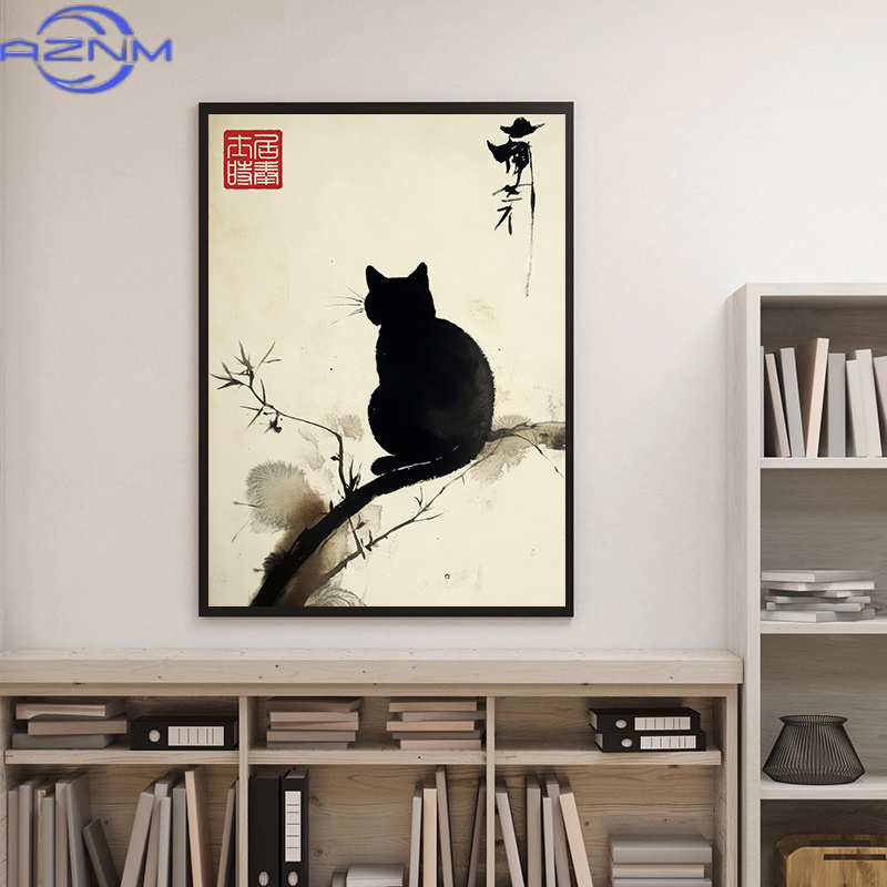 AZNM Minimalist Japanese Cat P - Japanese Minimalist Lifestyle avaliação e preço