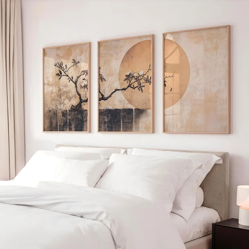 3PCS Minimalist Japandi Wall A - Japanese Minimalist Lifestyle avaliação e preço